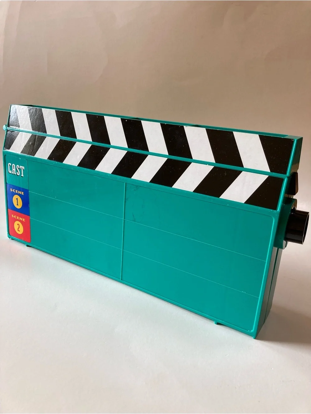 Milton Bradley 1990 Guesstures Replacement Miner Timer Unit Teal Fun Board Game